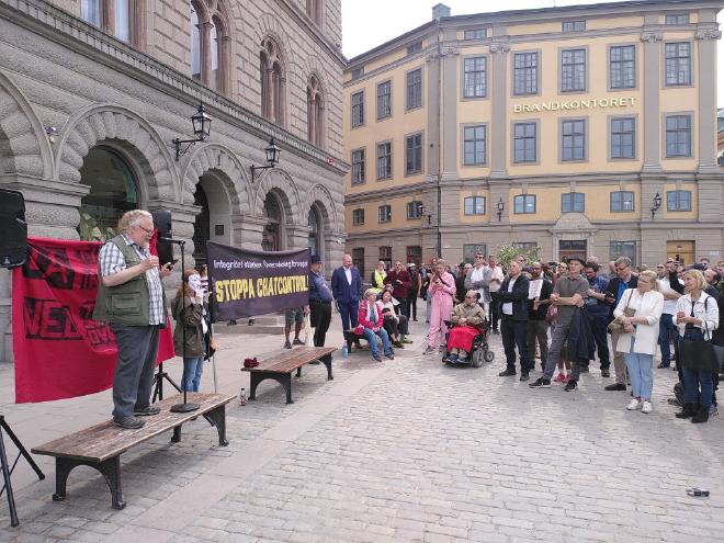 Bild: Henrik Alexandersson, 5 juli-stiftelsen (arrangör, konferencier)